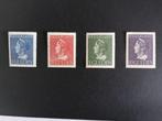 NVPH nrs. 346/349 Koningin Wilhelmina 1946, Postzegels en Munten, Ophalen of Verzenden, Na 1940, Postfris