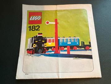 Lego trein instructie boekje 182 beschikbaar voor biedingen