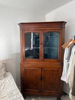 Antieke hoekkast - 110x67x190 cm -, Antiek en Kunst, Antiek | Meubels | Kasten, Ophalen of Verzenden