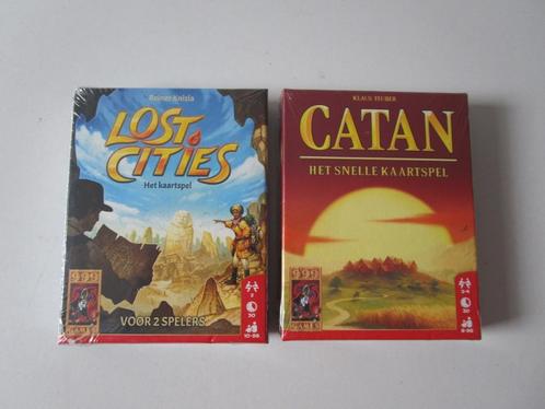 Catan, het snelle kaartspel + Lost Cities kaartspel. NIEUW, Hobby en Vrije tijd, Gezelschapsspellen | Kaartspellen, Nieuw, Ophalen of Verzenden