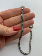 Z127 Prachtige zilveren koningsketting 51,5 cm | 33 gram, Sieraden, Tassen en Uiterlijk, Ophalen of Verzenden, Zo goed als nieuw