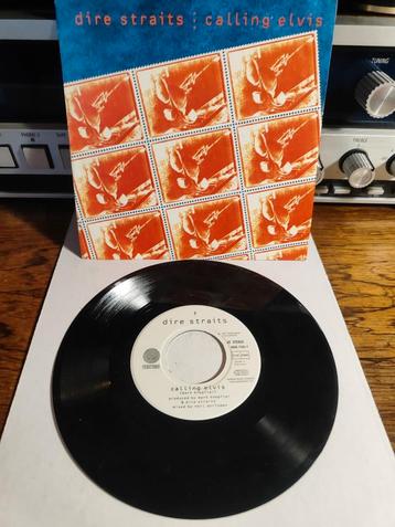 Dire Straits - Calling Elvis 7" Single beschikbaar voor biedingen