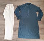 Maat S blauw wit indiase Afghaanse Afghaanse bollywood kamiz, Kleding | Heren, Ophalen of Verzenden, Zo goed als nieuw