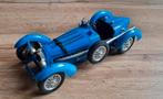 Blauwe Bugatti Modelauto type 59, Ophalen of Verzenden, Zo goed als nieuw, Auto, Overige merken