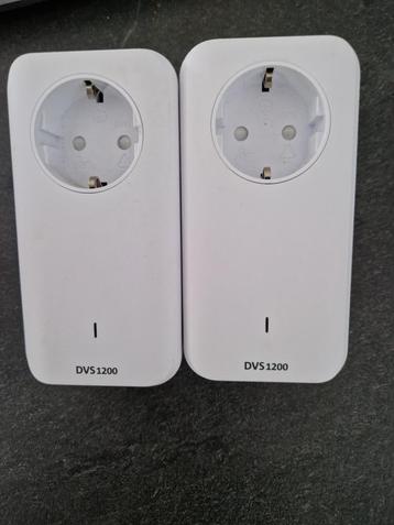 DVS 1200 Powerline adaptor Wifi versterker met kabel beschikbaar voor biedingen