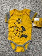 Borussia Dortmund geel rompertje mt 50/56 NIEUW, Kinderen en Baby's, Babykleding | Maat 50, Nieuw, Ophalen of Verzenden, Jongetje of Meisje