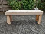 Houten bankje, bankje, tuin bankje, gerecycled hout, Huis en Inrichting, Overige Huis en Inrichting, Ophalen, Nieuw