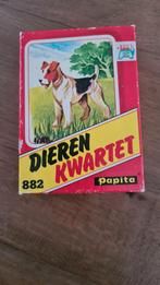 Vintage Dierenkwartet Papita 882, Hobby en Vrije tijd, Gezelschapsspellen | Overige, Drie of vier spelers, Ophalen of Verzenden