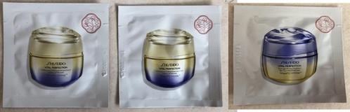 Shiseido Vital Perfection proefje/sample, 3 x 1,5 ml, Sieraden, Tassen en Uiterlijk, Uiterlijk | Gezichtsverzorging, Nieuw, Verzorging