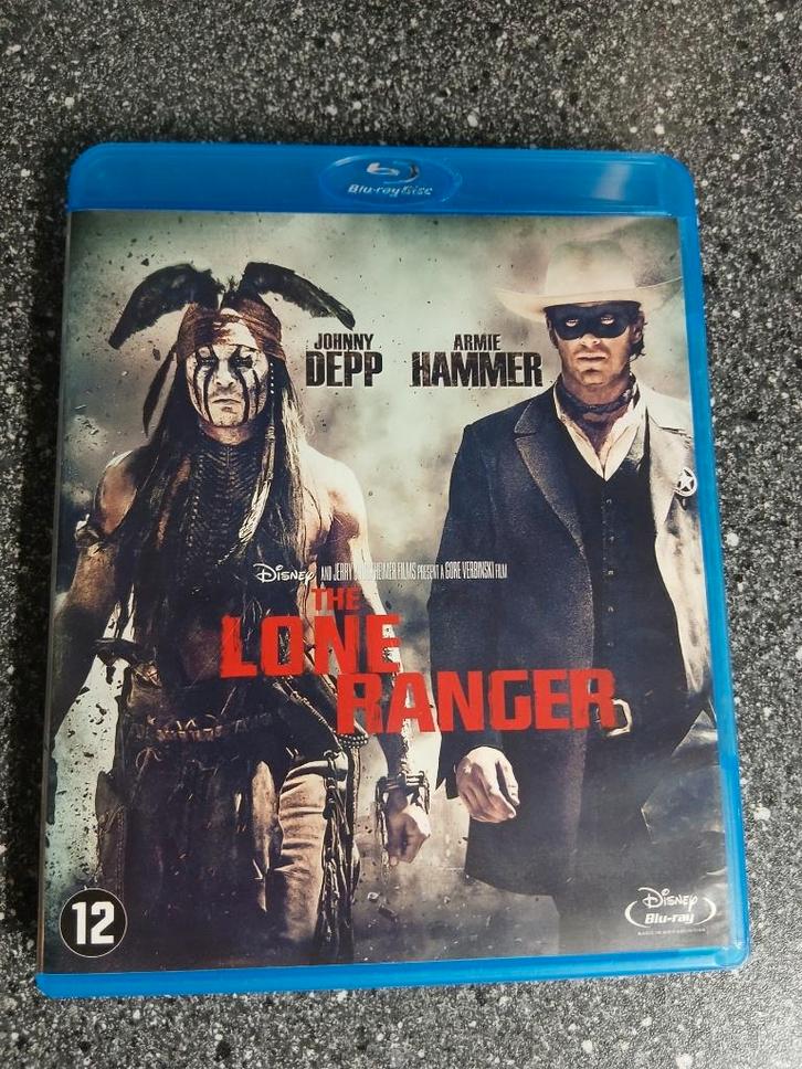 Blu- ray The Lone Ranger (Johnny Depp), Cd's en Dvd's, Blu-ray, Zo goed als nieuw, Ophalen of Verzenden