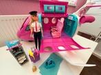 Compleet Barbie Droomvliegtuig incl. Barbie en Accessoires, Kinderen en Baby's, Speelgoed | Poppen, Zo goed als nieuw, Ophalen