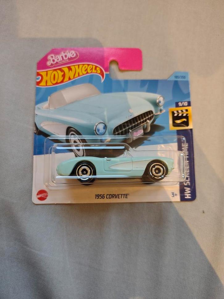 Hot wheels Barbie corvette, Hobby en Vrije tijd, Modelauto's | Overige schalen, Nieuw, Auto, Ophalen of Verzenden