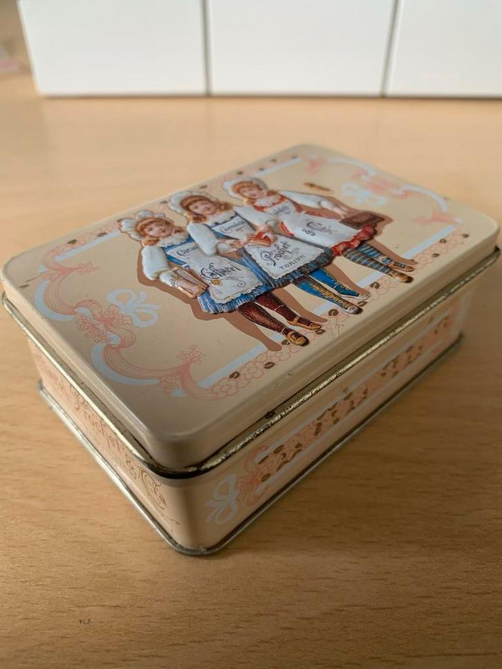 Vintage Caffarel Chocolade Blik - Jaren '70, Verzamelen, Blikken, Gebruikt, Overige, Overige merken, Verzenden