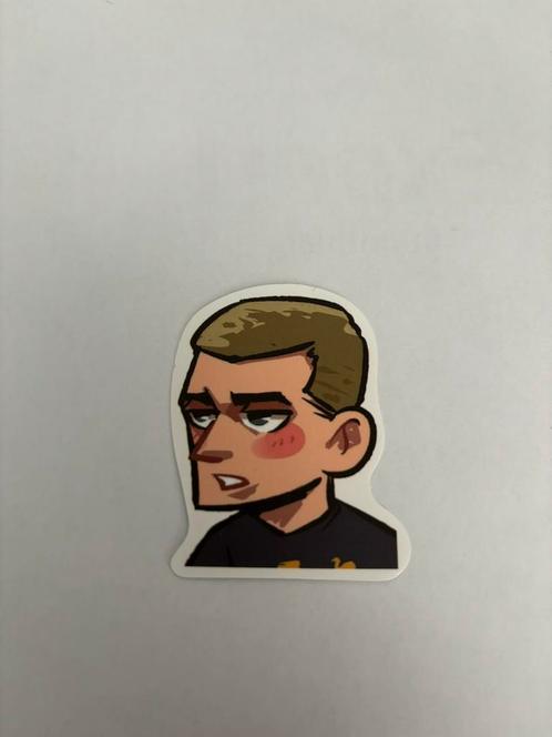 Griezmann voetbalsticker - Frankrijk, Verzamelen, Sportartikelen en Voetbal, Nieuw, Poster, Plaatje of Sticker, Buitenlandse clubs