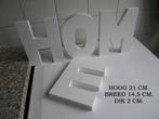 HOME LETTERS H O M E KUNNEN STAAN EN HANGEN, Ophalen of Verzenden, Gebruikt