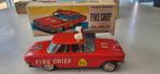 Blikken Fire Chief met Originele doos Japan j 60, Antiek en Kunst, Antiek | Speelgoed, Ophalen of Verzenden
