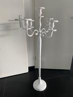 Kandelaar Barok, Huis en Inrichting, Woonaccessoires | Kandelaars en Kaarsen, Ophalen, Zo goed als nieuw, Wit, 75 cm of meer