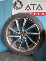 19 inch Borbet Velgen 5x112 Continental Winterbanden, Gebruikt, 265 mm, Banden en Velgen, Winterbanden