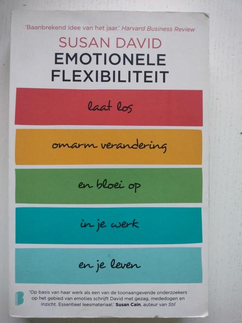 Susan David - Emotionele flexibiliteit, Boeken, Psychologie, Zo goed als nieuw, Ophalen of Verzenden