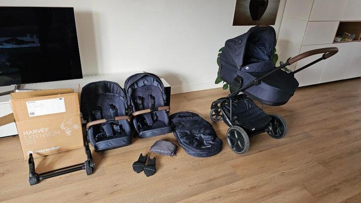 Easywalker Harvey3 PREMIUM Sapphire Blue, Maxi-Cosi & extras, Kinderen en Baby's, Kinderwagens en Combinaties, Zo goed als nieuw
