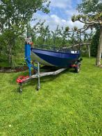 stalen sloep met aanhanger en Yamaha-motor, Ophalen, Gebruikt, Tot 10 pk, Staal