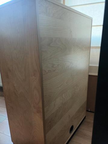 Archiefkast eikenfineer 80x120cm, Ikea Galant-serie - afbeelding 5