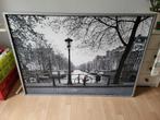Amsterdam/ grote ingelijste afbeelding / poster., Ophalen, 125 cm of meer, Zo goed als nieuw, Foto of Poster