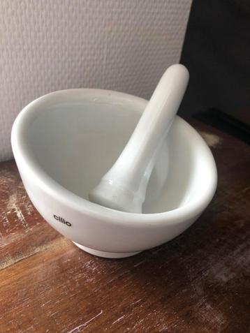 CILIO premium wit vijzel nieuw in doos 12cm beschikbaar voor biedingen