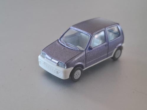 1:87 Fiat Cinquecento paars Herpa € 5,5, Hobby en Vrije tijd, Modelauto's | 1:87, Zo goed als nieuw, Auto, Herpa, Verzenden