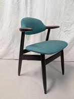 Dutch Design Tijsseling koehoorn / cowhorn eetkamerstoel, Huis en Inrichting, Stoelen, Ophalen, Hout, Gebruikt, Blauw