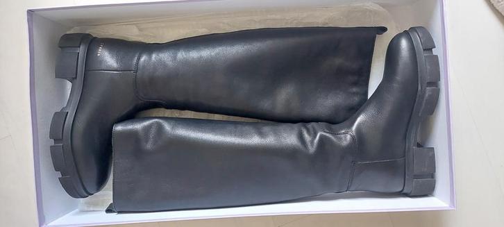 Copenhagen leren laarzen 38, Kleding | Dames, Schoenen, Nieuw, Hoge laarzen, Zwart, Ophalen of Verzenden