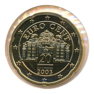 Oostenrijk 20 eurocent 2003 beschikbaar voor biedingen