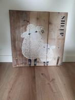 Houten schilderijen 2 st., Antiek en Kunst, Ophalen