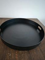 dienblad  zwart, Huis en Inrichting, Woonaccessoires | Dienbladen, Ophalen of Verzenden, Zo goed als nieuw, Rond, Metaal