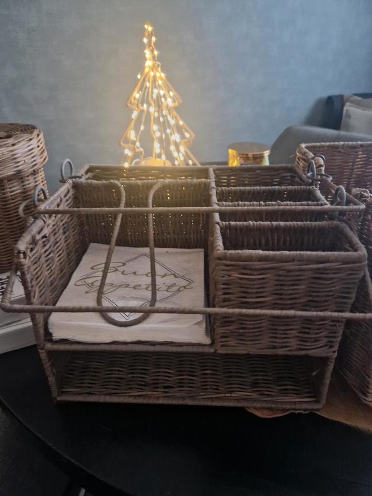 Riviera Maison Rattan Collectie, Huis en Inrichting, Woonaccessoires | Etagères, Gebruikt, Ophalen of Verzenden