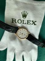 Rolex Cellini, Sieraden, Tassen en Uiterlijk, Horloges | Heren, Goud, Zo goed als nieuw, Polshorloge, Leer