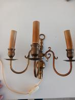 Wand kandelaar, lamp . Messing, Antiek en Kunst, Ophalen of Verzenden, Koper of Brons