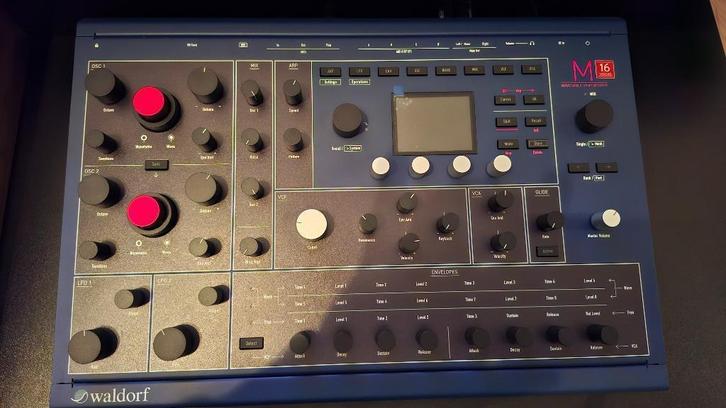 Waldorf M 16 voice met Decksaver, Muziek en Instrumenten, Synthesizers, Zo goed als nieuw, Overige aantallen, Overige merken, Ophalen
