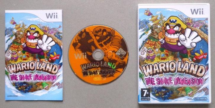 Wario Land The Shake Dimension voor de Nintendo Wii Compleet, Spelcomputers en Games, Games | Nintendo Wii, Zo goed als nieuw