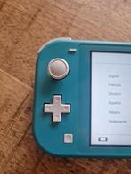 Nintendo switch lite, Ophalen of Verzenden, Turquoise, Gebruikt, Met beschermhoes of tas