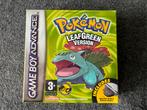 Zgan Pokemon leafgreen met doos gameboy nintendo, Spelcomputers en Games, Games | Nintendo Game Boy, Vanaf 3 jaar, Role Playing Game (Rpg)