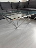 Glazen Salontafel Vierkant 100x100cm, Huis en Inrichting, Tafels | Salontafels, Ophalen, 50 tot 100 cm, 100 tot 150 cm, Vierkant