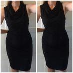 InWear jersey zomer jurk met watervalhals gedrapeerde hals M, Kleding | Dames, Jurken, Maat 38/40 (M), Zwart, Nieuw, Ophalen of Verzenden