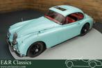 Jaguar XK150 FHC | Gerestaureerd | Webasto schuifdak | 1958, Auto's, Oldtimers, Lederen bekleding, Achterwielaandrijving, Blauw