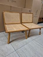 2 Teak stoelen met webbing zitting, Ophalen