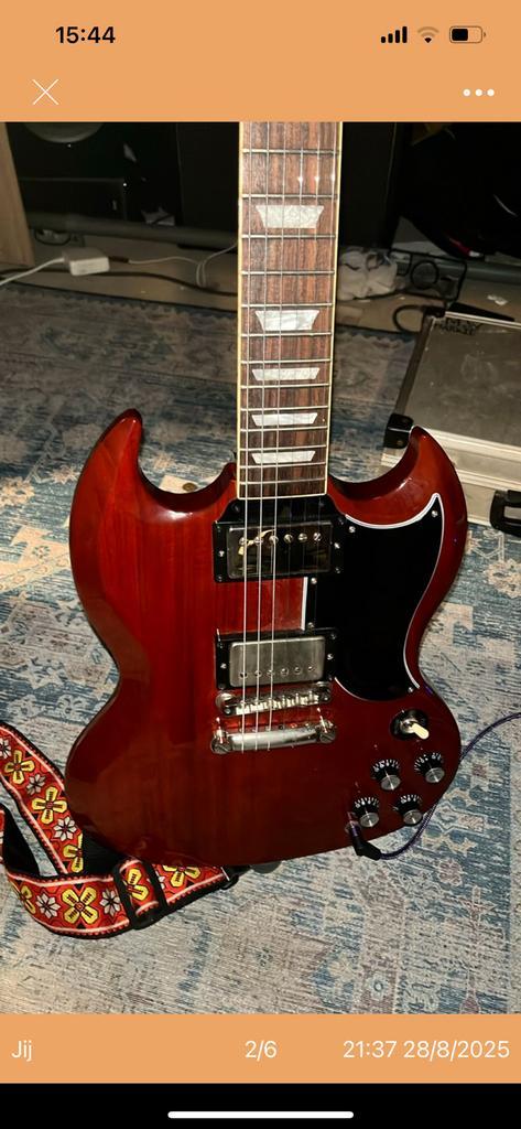 Gibson 61 SG 2023 te ruil aangeboden., Muziek en Instrumenten, Snaarinstrumenten | Gitaren | Elektrisch, Gebruikt, Solid body