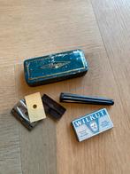 Gilette scheermes set in blikje amerika, Ophalen of Verzenden, Landmacht, Amerika, Kist of Geocache