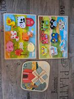 Houten Puzzels compleet!, Ophalen of Verzenden, Zo goed als nieuw, 6 maanden tot 2 jaar