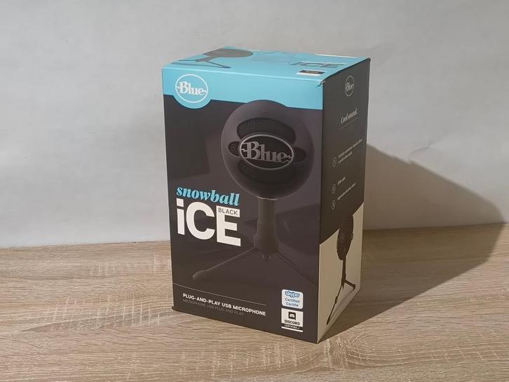 Blue Snowball iCE Black – USB microfoon, Muziek en Instrumenten, Microfoons, Zo goed als nieuw, Studiomicrofoon, Ophalen of Verzenden