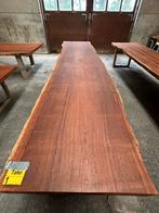 Boomstam bladen/tafels hardhout, Tuin en Terras, Palen, Balken en Planken, Planken, Nieuw, Ophalen of Verzenden, Hardhout